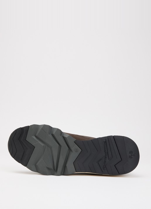 Floris van Bommel De Zager 01.29 sneaker van nubuck - detail 3 donkerbruin