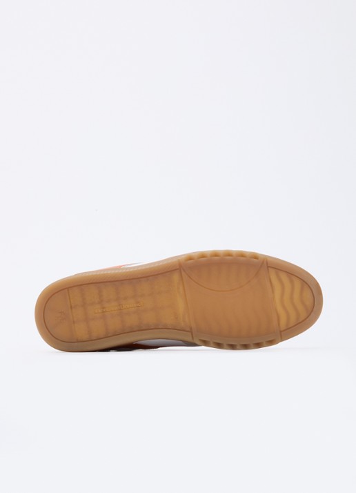 Floris van Bommel De Zaler 01.17 sneaker van leer met details van suède - detail 5 orange