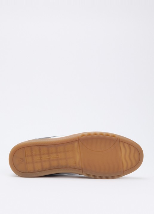 Floris van Bommel De Zaler 01.22 sneaker van leer met suède details - detail 4 wit