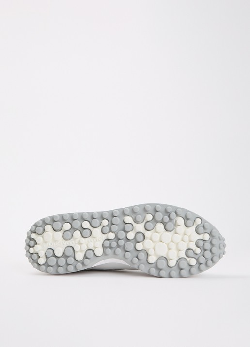 Floris van Bommel Noppi 18.12 sneaker van kalfsleer - detail 5 lichtgrijs