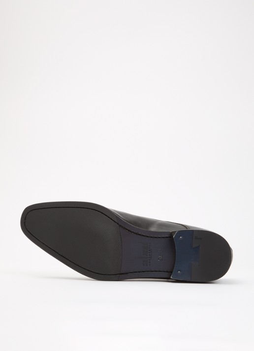 Floris van Bommel Raffa 03.01 veterschoen van leer - detail 3 zwart