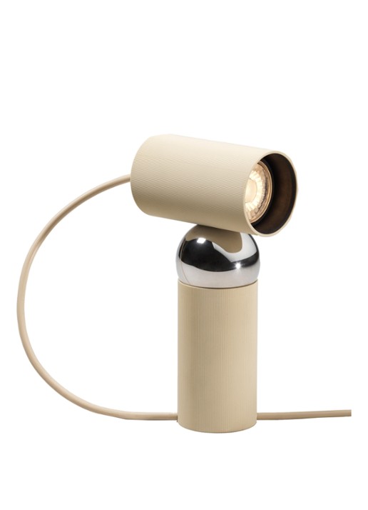 Flos Bilboquet tafellamp 20,3 cm - voorkant beige