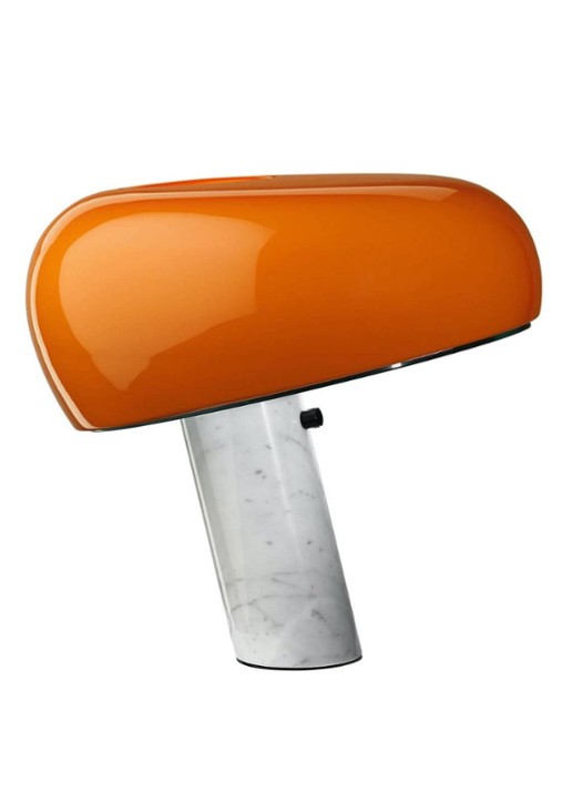 Flos Snoopy tafellamp 37 cm - voorkant orange