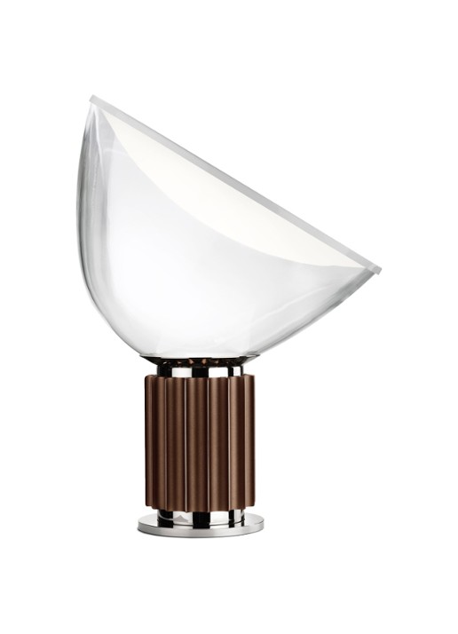 Flos Taccia Small tafellamp LED - voorkant bruin