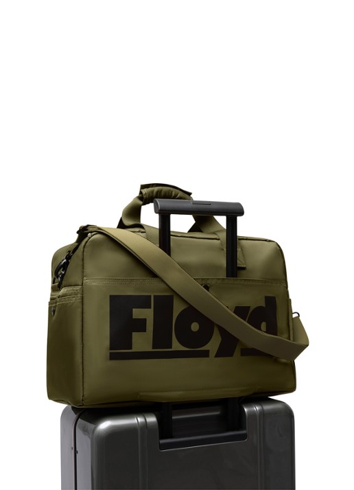 Floyd Weekendtas met logoprint - voorkant 2 groen