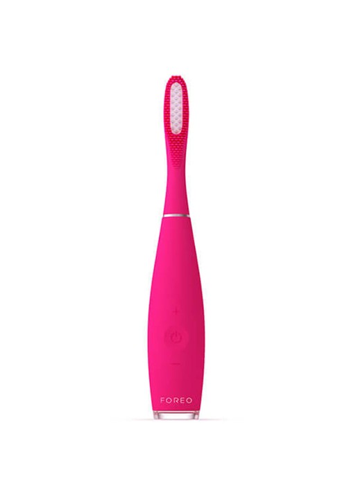 Foreo ISSA™ 3 ultra-hygienic silicone sonic toothbrush - elektrische tandenborstel - voorkant fuchsia
