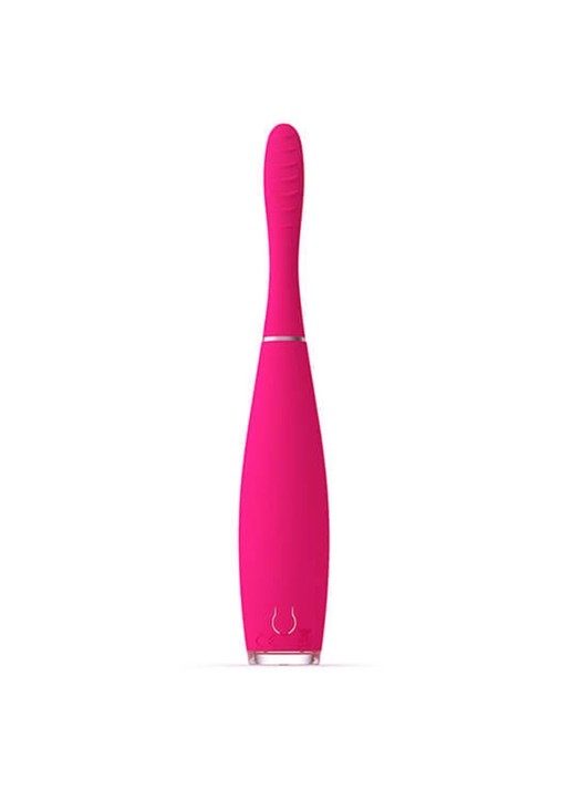 Foreo ISSA™ 3 ultra-hygienic silicone sonic toothbrush - elektrische tandenborstel - voorkant 2 fuchsia