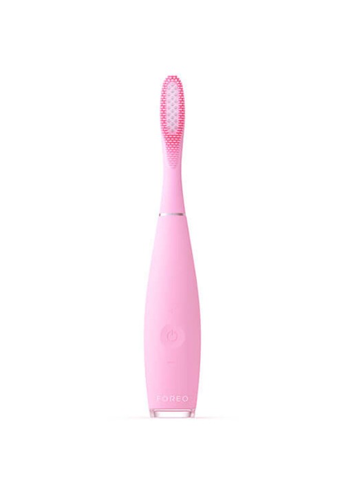 Foreo ISSA™ 3 ultra-hygienic silicone sonic toothbrush - elektrische tandenborstel - voorkant 3 pearl pink