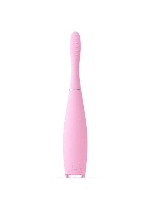 Foreo ISSA™ 3 ultra-hygienic silicone sonic toothbrush - elektrische tandenborstel - voorkant 4 pearl pink