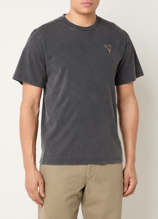 forét Bouquet T-shirt met logoborduring