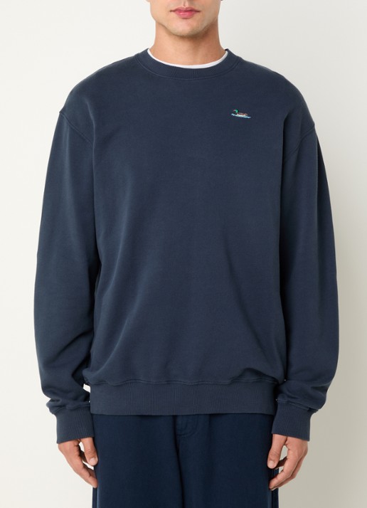 forét Duck sweater met borduring