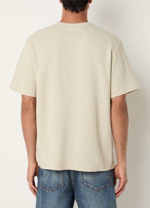 forét Fir T-shirt met ronde hals - achterkant lindegroen