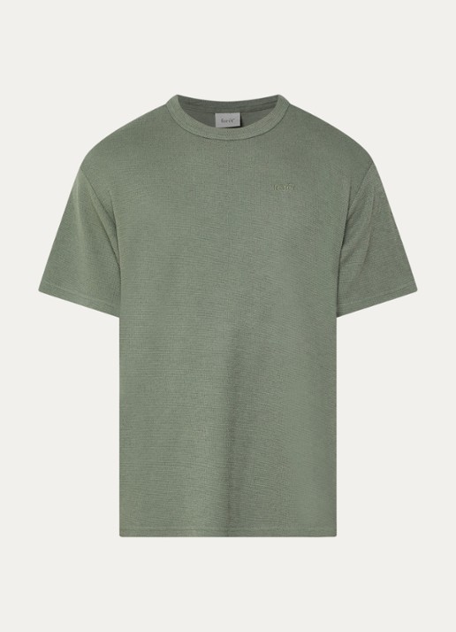 forét Fir T-shirt met structuur - voorkant groen