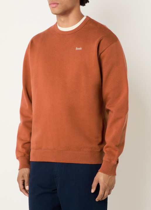 forét Noon sweater met logo