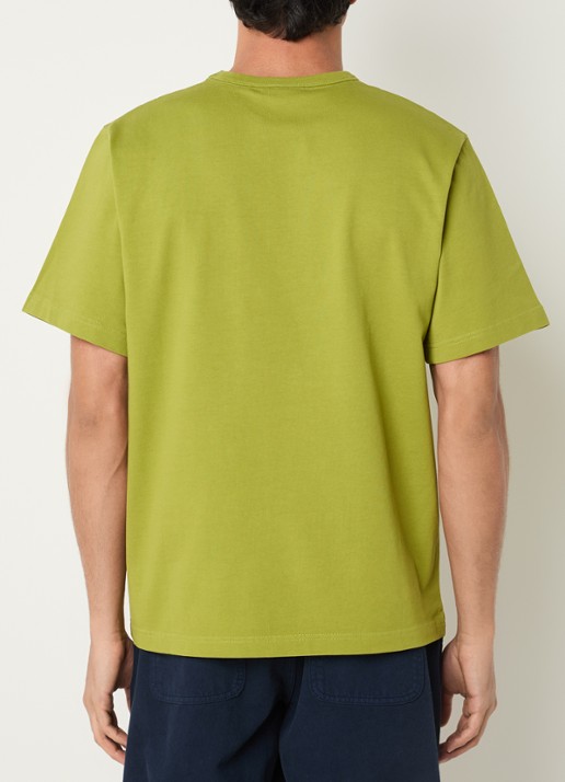 forét Oak T-shirt met logo - achterkant 4 lime