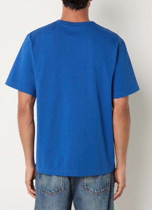 forét Oak T-shirt met logo - achterkant blauw