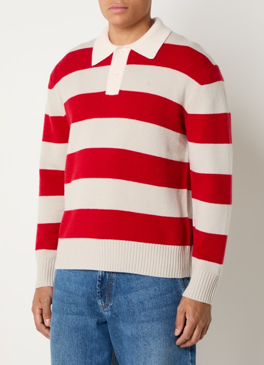 forét Regular fit polo van wol