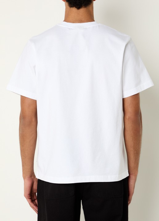 forét T-shirt met borduring - achterkant wit