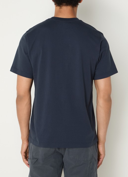 forét T-shirt met borduring - achterkant 4 donkerblauw