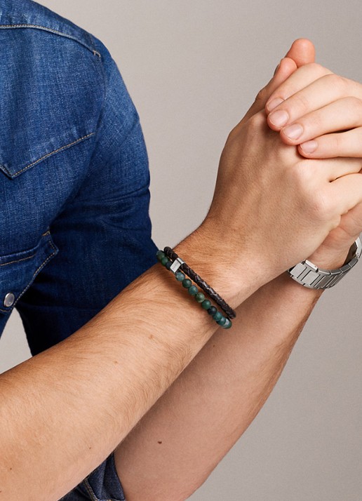 Fossil Armband JF04854040 - detail 5 zilver