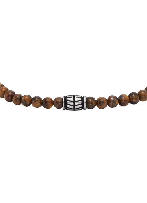 Fossil Armband met kralen JF04413040 - detail 2 bruin