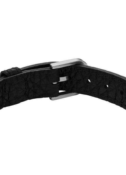 Fossil Armband van leer JF04473040 - detail 2 zwart