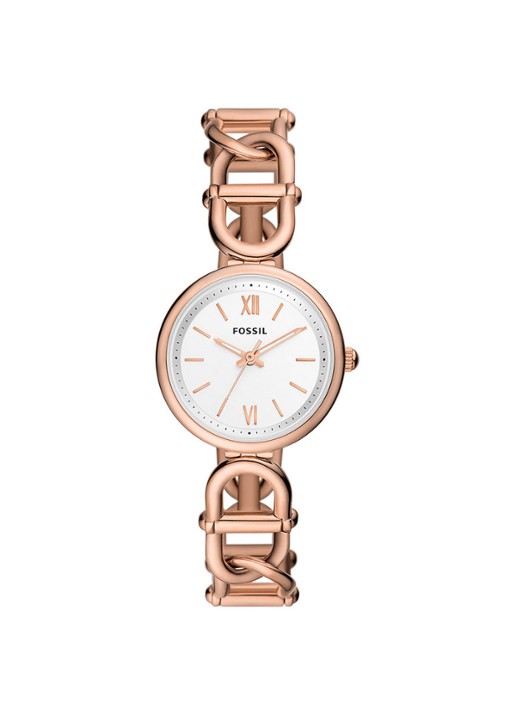 Fossil Carlie horloge ES5273 - voorkant 6 roségoud