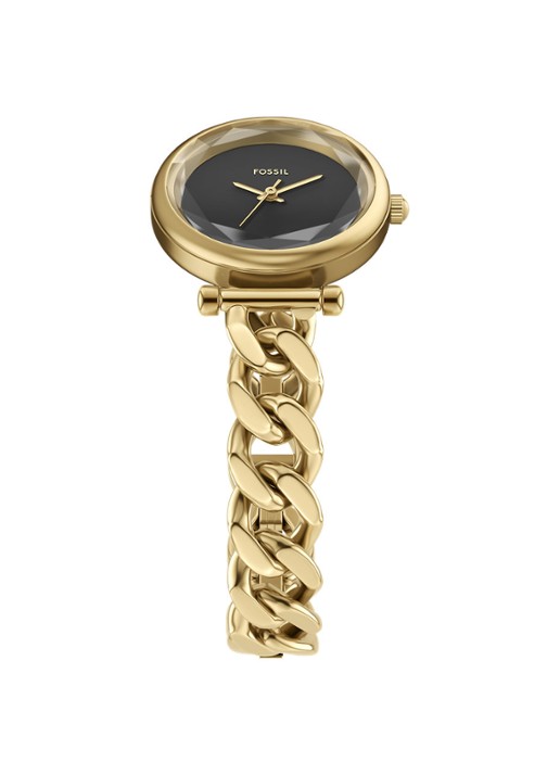 Fossil Carlie horloge ES5440 - detail 4 goud
