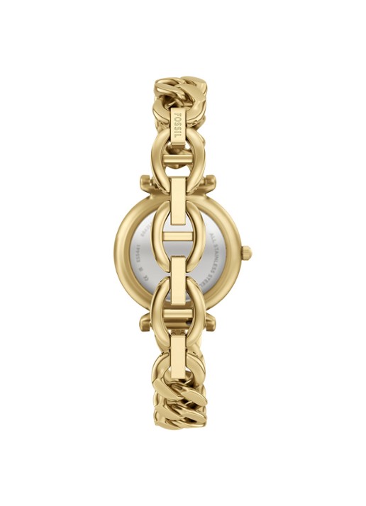 Fossil Carlie horloge ES5441 - detail goud