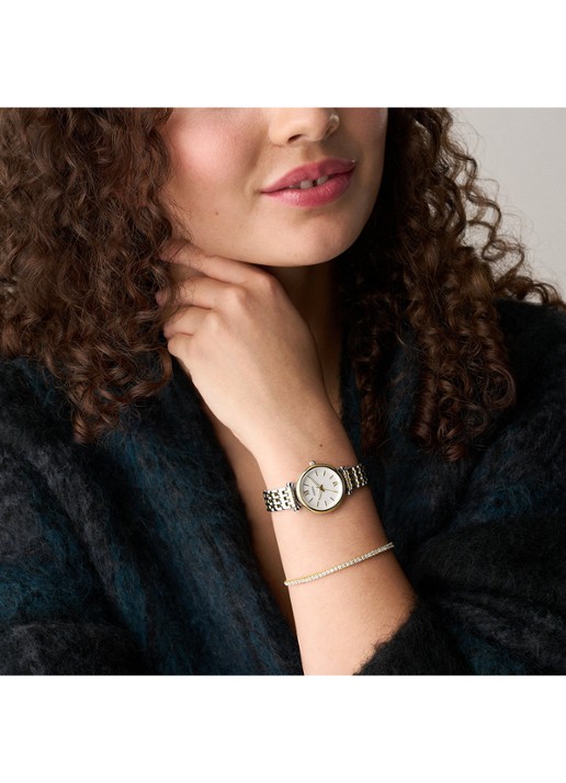 Fossil Carlie horloge ES5450SET - detail 6 zilver