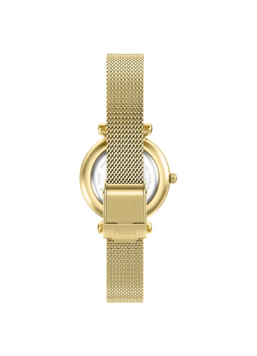 Fossil Carlie horloge ES5462 - detail goud