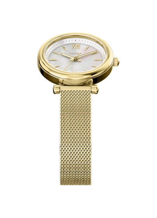 Fossil Carlie horloge ES5462 - detail 3 goud