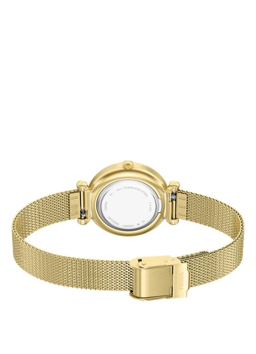 Fossil Carlie horloge ES5462 - detail 4 goud