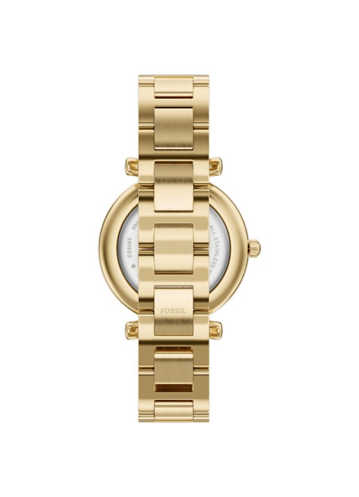 Fossil Carlie horloge ES5465 - detail 2 goud