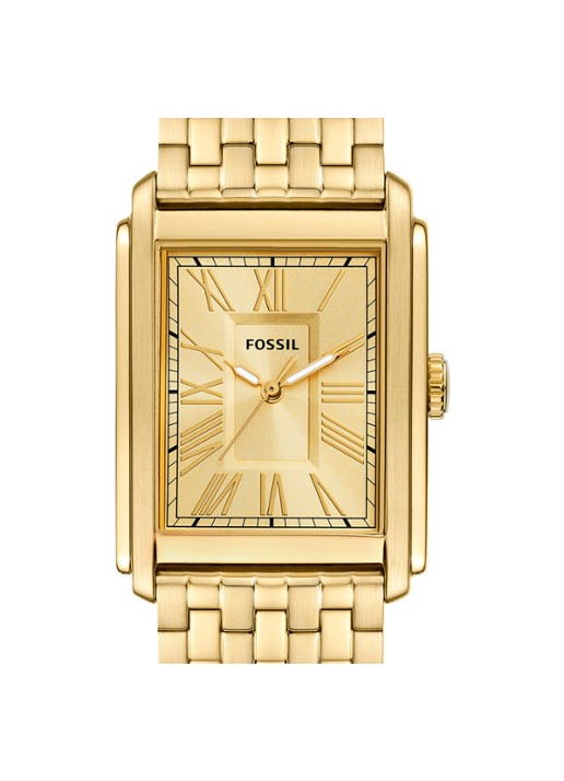Fossil Carraway horloge FS6009 - detail 5 goud