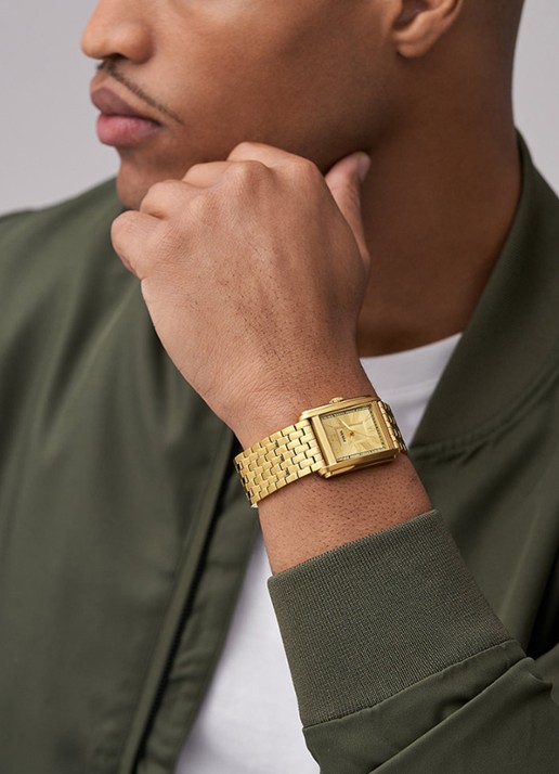 Fossil Carraway horloge FS6009 - voorkant 2 goud