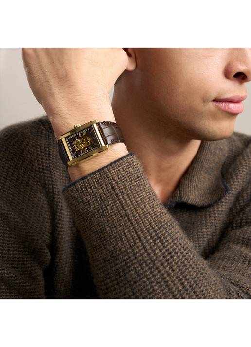 Fossil Carraway horloge ME3281 - detail 4 goud