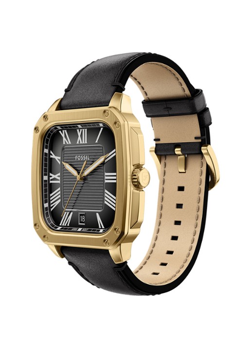 Fossil Crosby horloge FS6151 - detail 5 goud