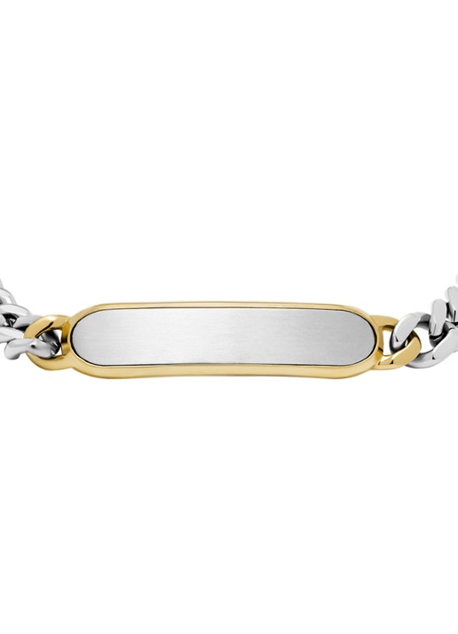 Fossil Drew armband JF04851998 - detail zilver