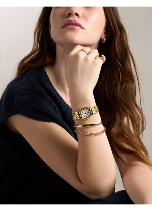 Fossil Ellis bangle JF05000710 - detail 4 goud