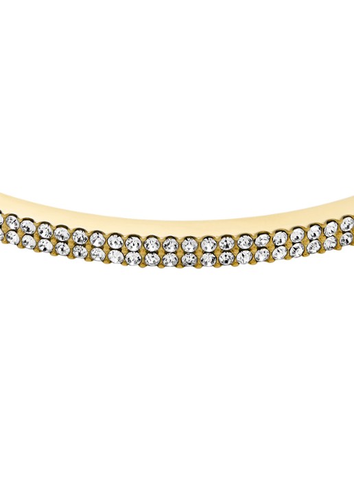 Fossil Ellis bangle met zirkonia JF04862710 - detail 2 goud