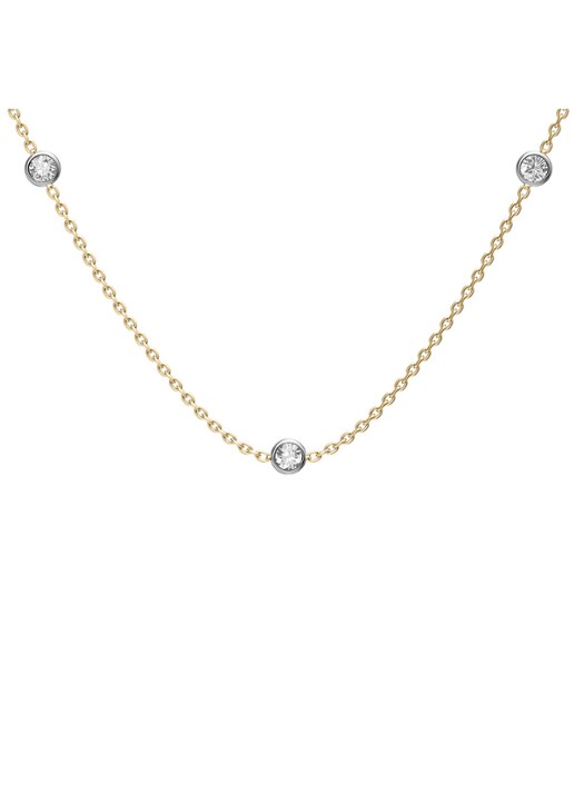Fossil Ellis ketting met zirkonia JF05017998