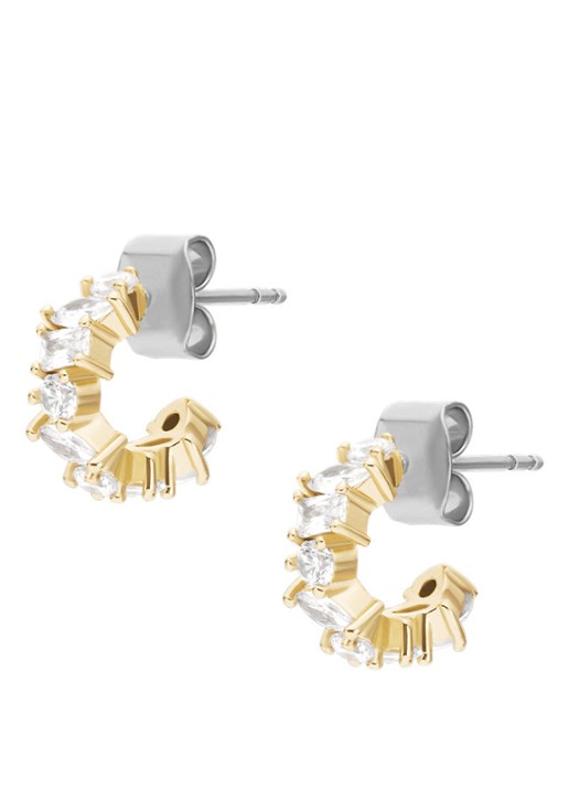 Fossil Ellis oorringen JA7297710 - detail 2 goud