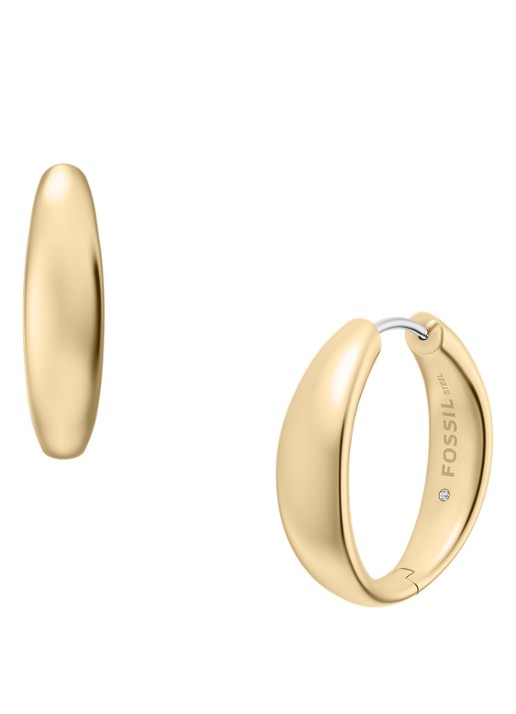 Fossil Ellis oorringen JF05002710 - detail 2 goud