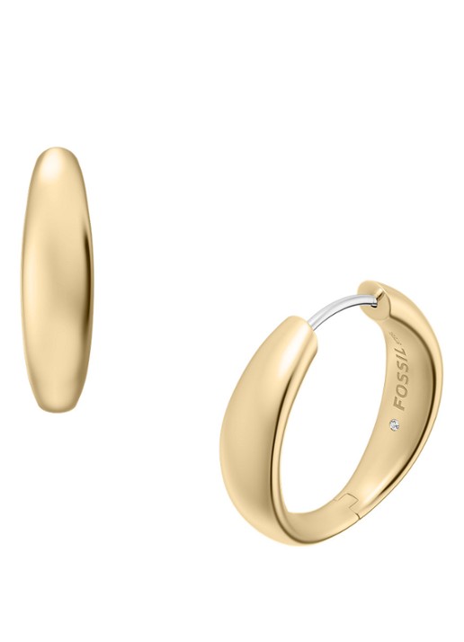 Fossil Ellis oorringen JF05002710 - detail 4 goud