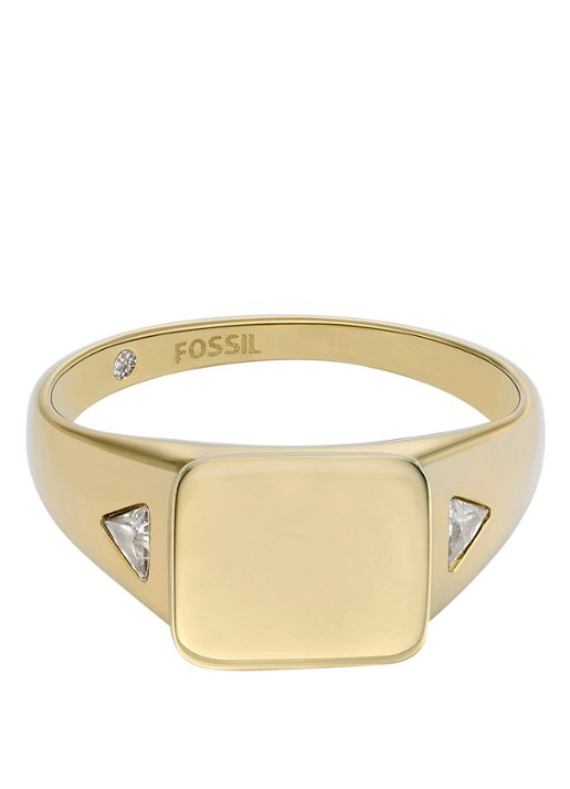 Fossil Ellis ring JF04791710 - detail 2 goud