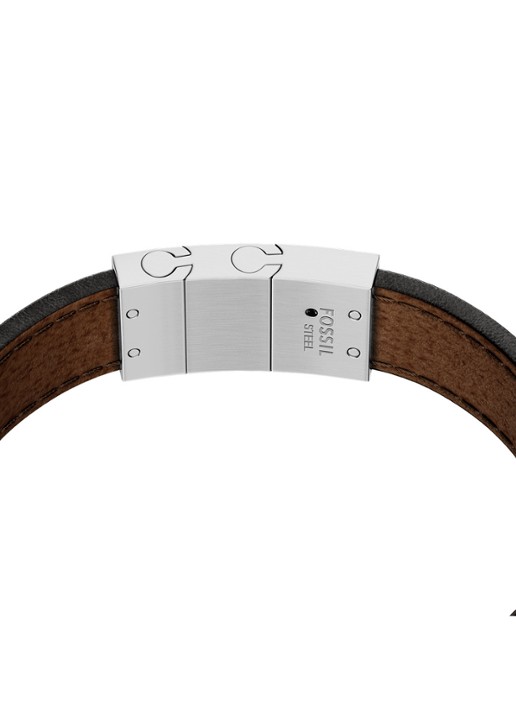Fossil Everett armband JF04988040 - detail 3 bruin