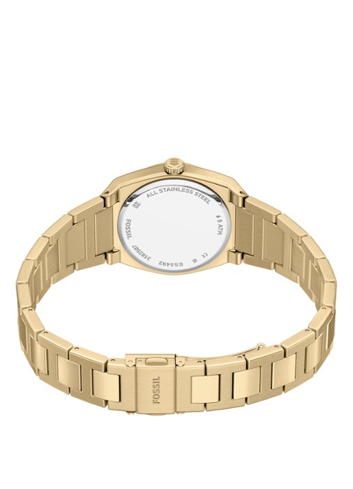 Fossil Everett horloge ES5492 - detail 4 goud