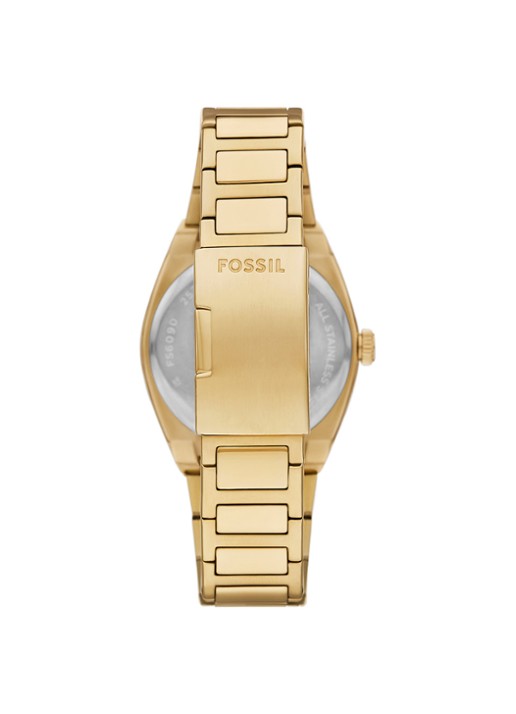 Fossil Everett horloge FS6090 - detail 2 goud