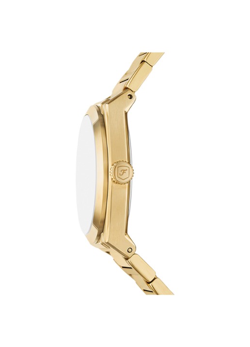 Fossil Everett horloge FS6090 - detail 3 goud
